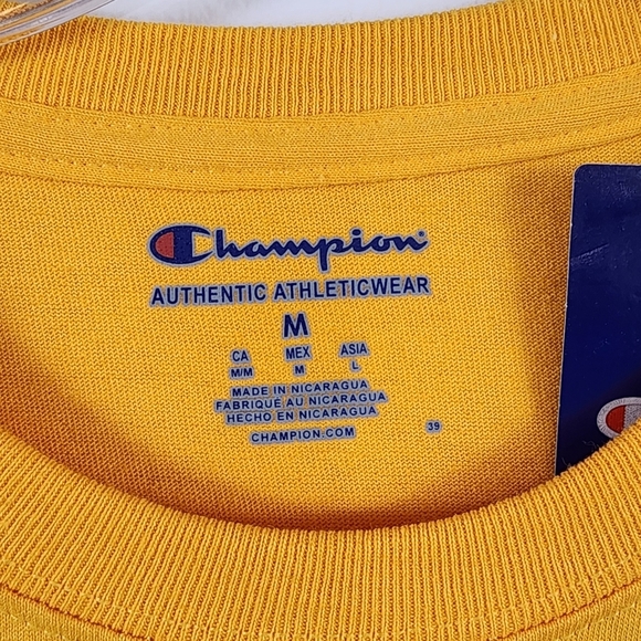 Xavier University of Louisiana Crewneck Yellow Graphic T-Shirt, sz MD - Picture 2 of 8